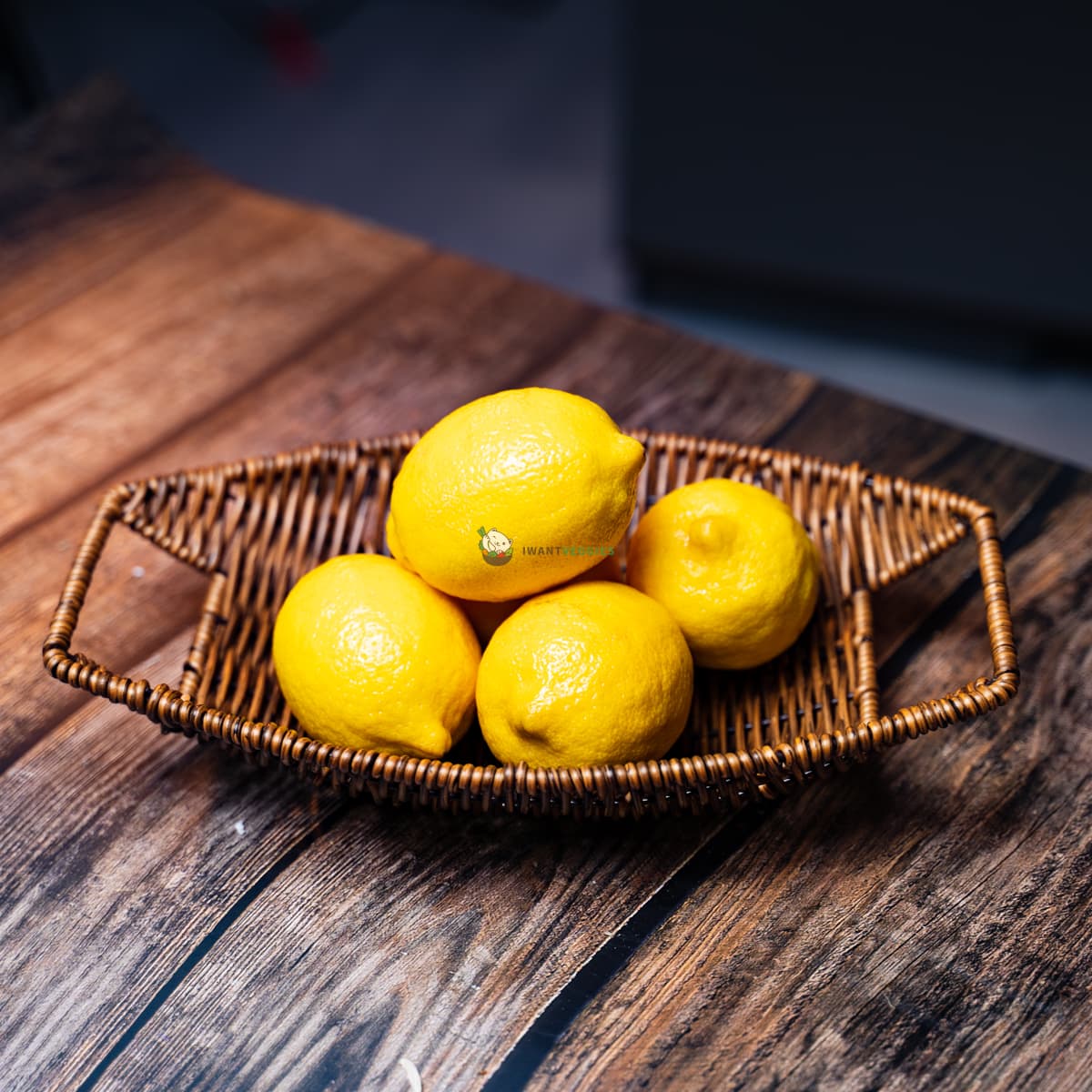 bright yellow plump and juicy sour lemons