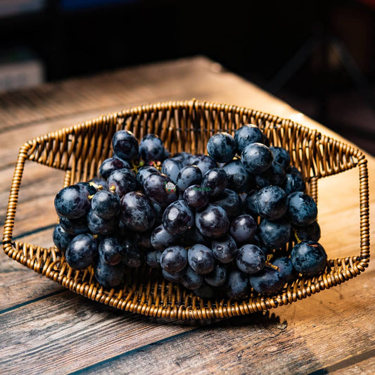 Premium Black Seedless Grapes 无籽黑葡萄 1KG± (PKT/包)