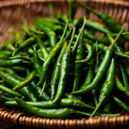 Green Chili Padi 青米椒 (200G±)