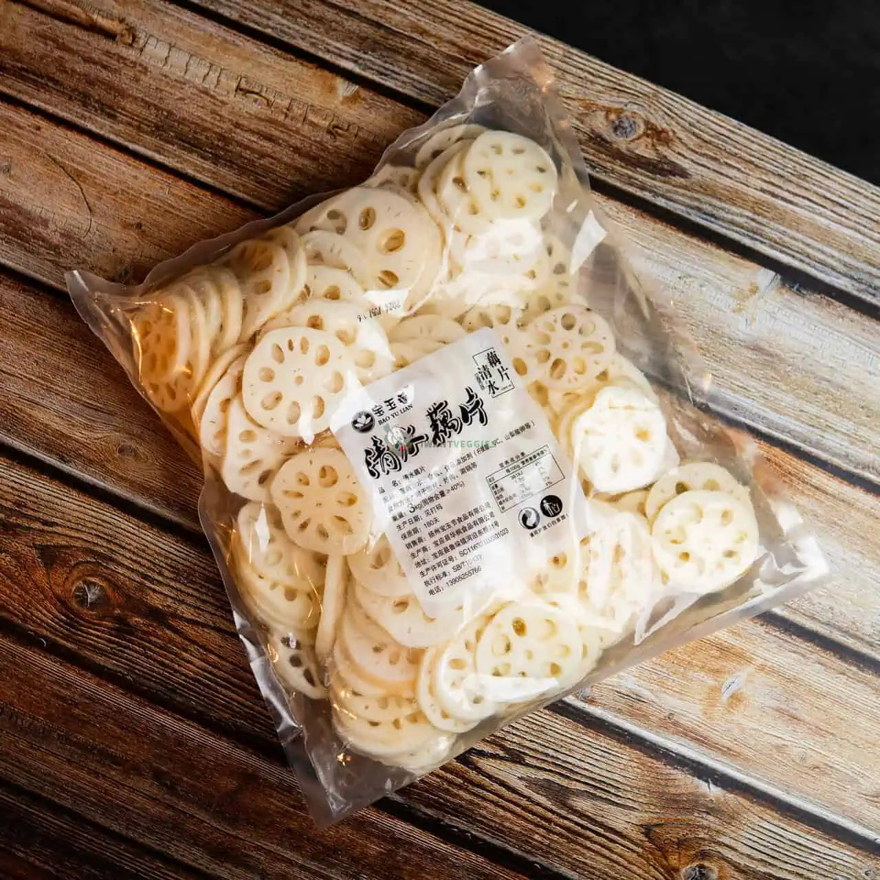 Sliced Lotus Root 莲藕片 3KG± (PKT/包)